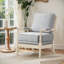 Chaise avec accoudoirs rembourrée Accent