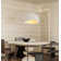Jimyah 1- Light White Polyesters Unique/Statement Modern Pendant