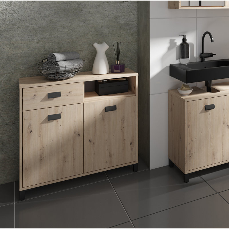 Mondello Bathroom Cabinet, Artisan Oak