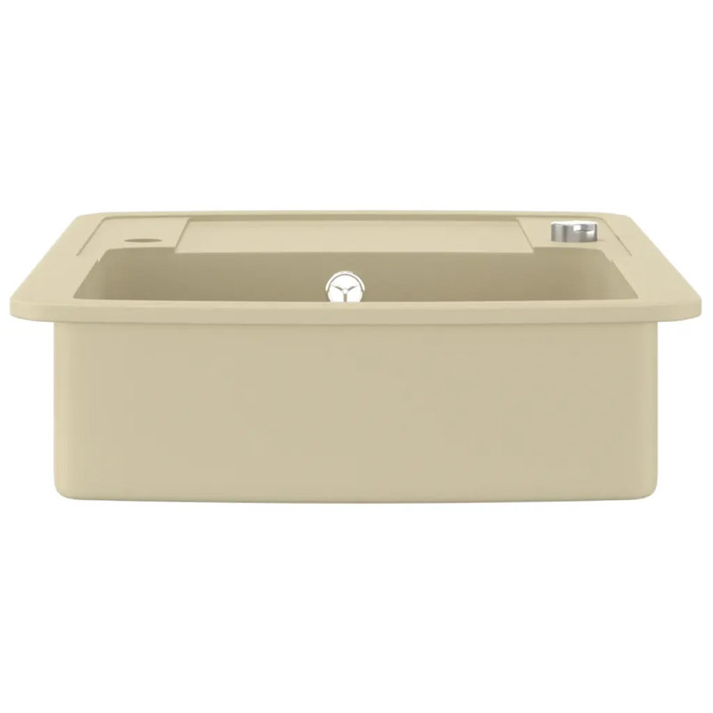 Belfry Kitchen Yoder 500mm W Single Bowl Stone Kitchen Sink