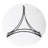 Almedia Round Cocktail Table w/ Glass Top