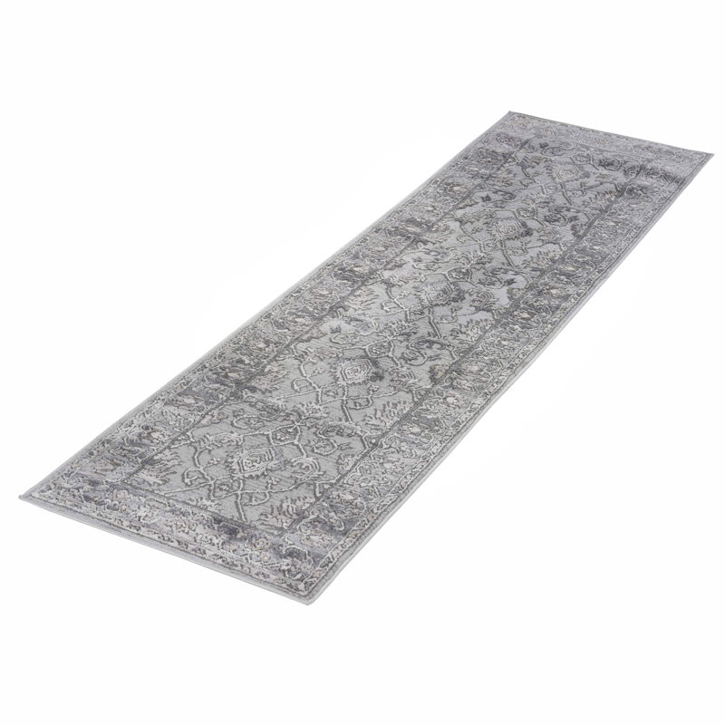 Zachais Oriental Indoor / Outdoor Rug, Runner 2'2'' x 8'