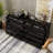 63" Wide High Gloss Surface Dresser With 8 Drawers-659656753