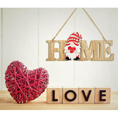 5" 3D Gnome Welcome Sign, 8PCS Magnetic Icons, Rustic Farmhouse Housewarming Gift Decor