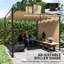 2.27m x 3m x 3m Aluminum Pergola-1551321611