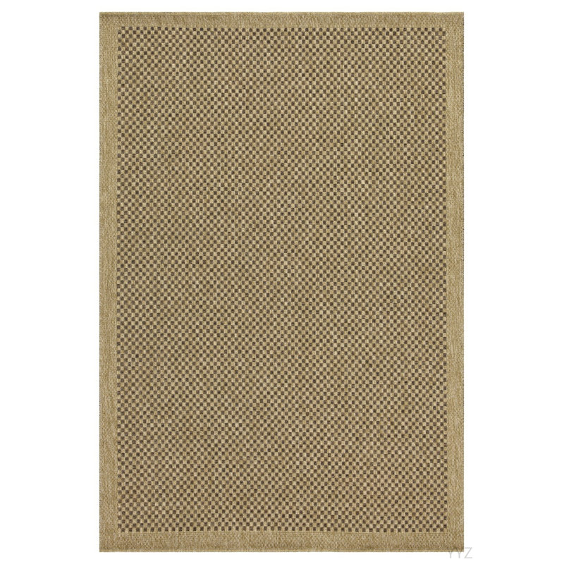 Earth GC_NTL1005 Jute/Mocha 2 Ft. 7 In. X 7 Ft. 3 In. Indoor/Outdoor Area Rug, Runner 2'7" x 7'3"