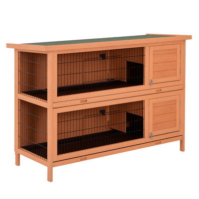Wooden Rabbit Hutch And Bunny Cage For Small Animals