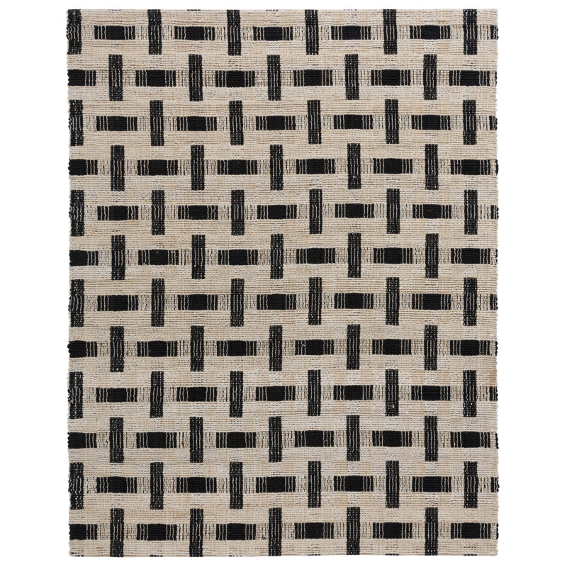 Daliah Flatweave Jute Geometric Area Rug, Rectangle 5' x 8'
