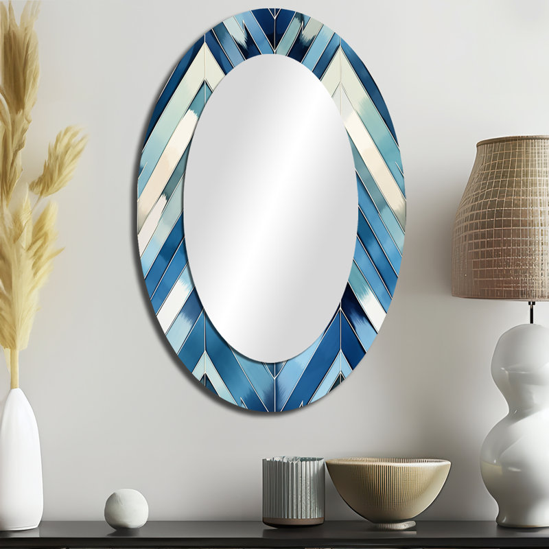 Miroir mural rétro rétro, H 36 po x l 24 po