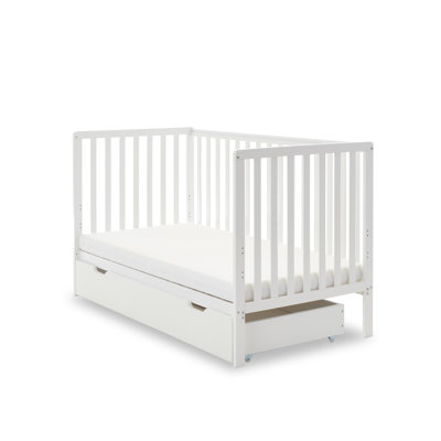 Bantam Cot Bed with Underdrawer and Fibre Mattress