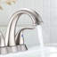 Centerset 2-handle Bathroom Faucet with Drain Assembly