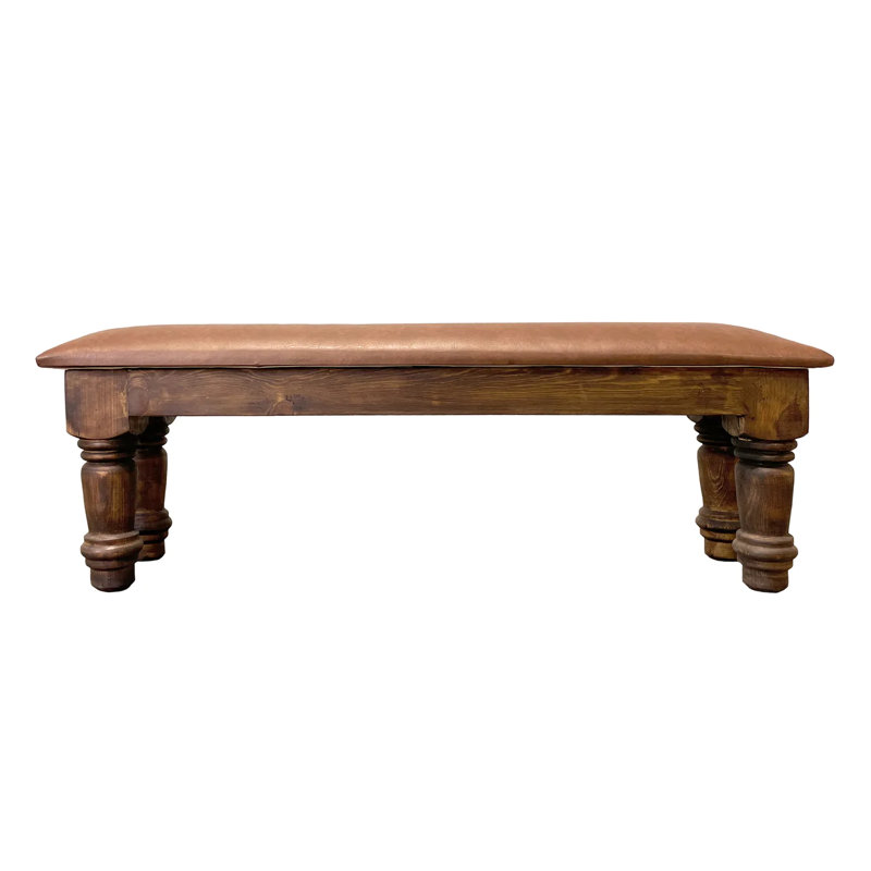Santa Rita Acrylic Upholstered Bench
