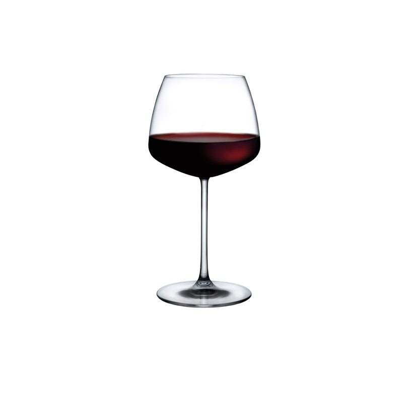 Ensemble de 2 verres à vin en cristal rouge sans plomb Mirage