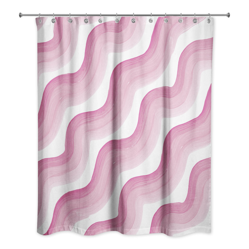Rideau de douche Royero, Rose