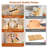Couch Arm Tray, 3-In-1 Magnetic Detachable Couch Cup Holder, Bamboo Sofa Armrest Table With Anti-Slip Pad, Sofa Armrest Tray Table (Colour Natural)