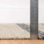 Cielo Stripe Navy Handwoven Cotton Rug-410512455