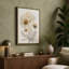 Study: Triple Bloom Botanical 1 Piece Wrapped Canvas Wall Art-981289264-981289267