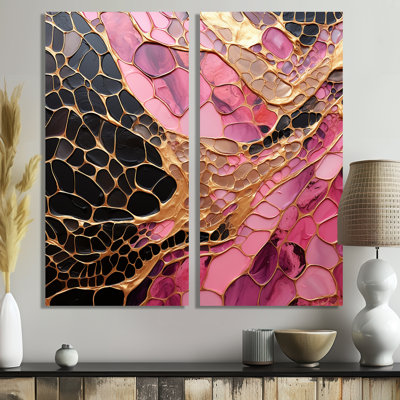 Doretha - Pink Wall Art