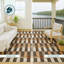 Tapis géométrique intérieur / extérieur lavable à la machine Chantille ACN2548-335242247-335242750