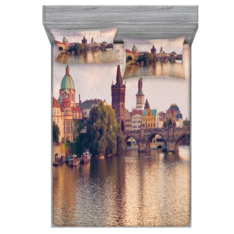 Microfiber Sheet Set, Full Sheet Set with Fitted Sheet