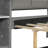 Upholstered Platform Bed With Trundle, Integrated Desk And Storage Shelve-1390732926