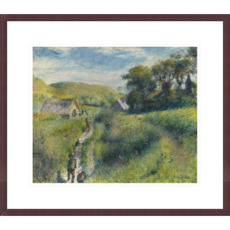 «The Vintagers» par Pierre-Auguste Renoir, impression giclée encadrée, H 17,75 po x l 20,24 po