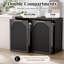 Double 2x13 Gallon Pull-Out Trash Can Cabinet-137449951