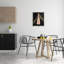 «Glam Fashion Champagne Bottle Splash» par Ziwei Li - cadre flottant, impression sur toile-1279096008-1279096023
