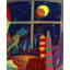 Chanteuse by Tadeo Zavaleta - Single Picture Frame Painting on Canvas