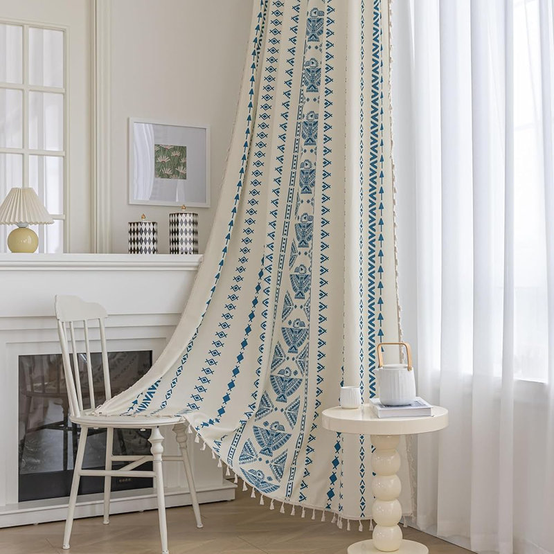 Curtain Panel Pair, 132.08cm  Width x 213.36cm Drop