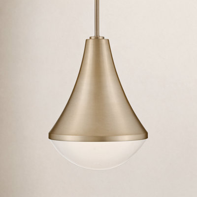 Candace Single Light Steel Pendant