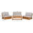 Frisina 4 Piece Conversation Set-868694052