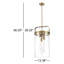 Fenecia 4-Light Dimmable Cylinder Pendant-732201577