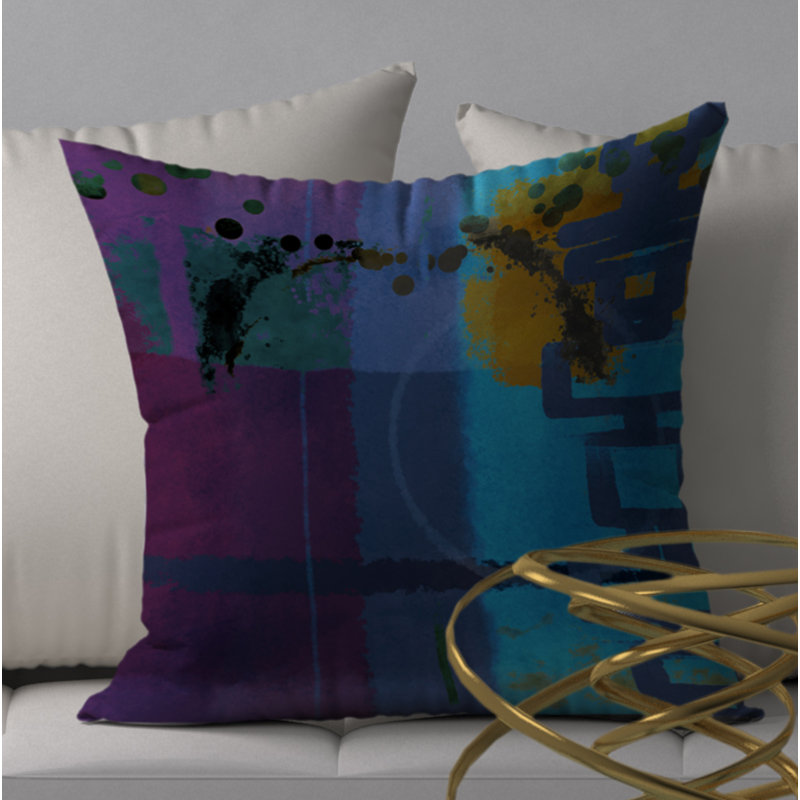  Quantité de housse de coussin carré avec insert, 18" x 18"