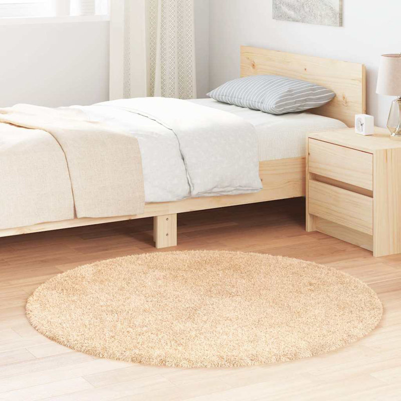 Solid Colour Area Rug, Round 120cm