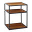 Jamieleigh 40cm W Stainless Steel Bedside Table