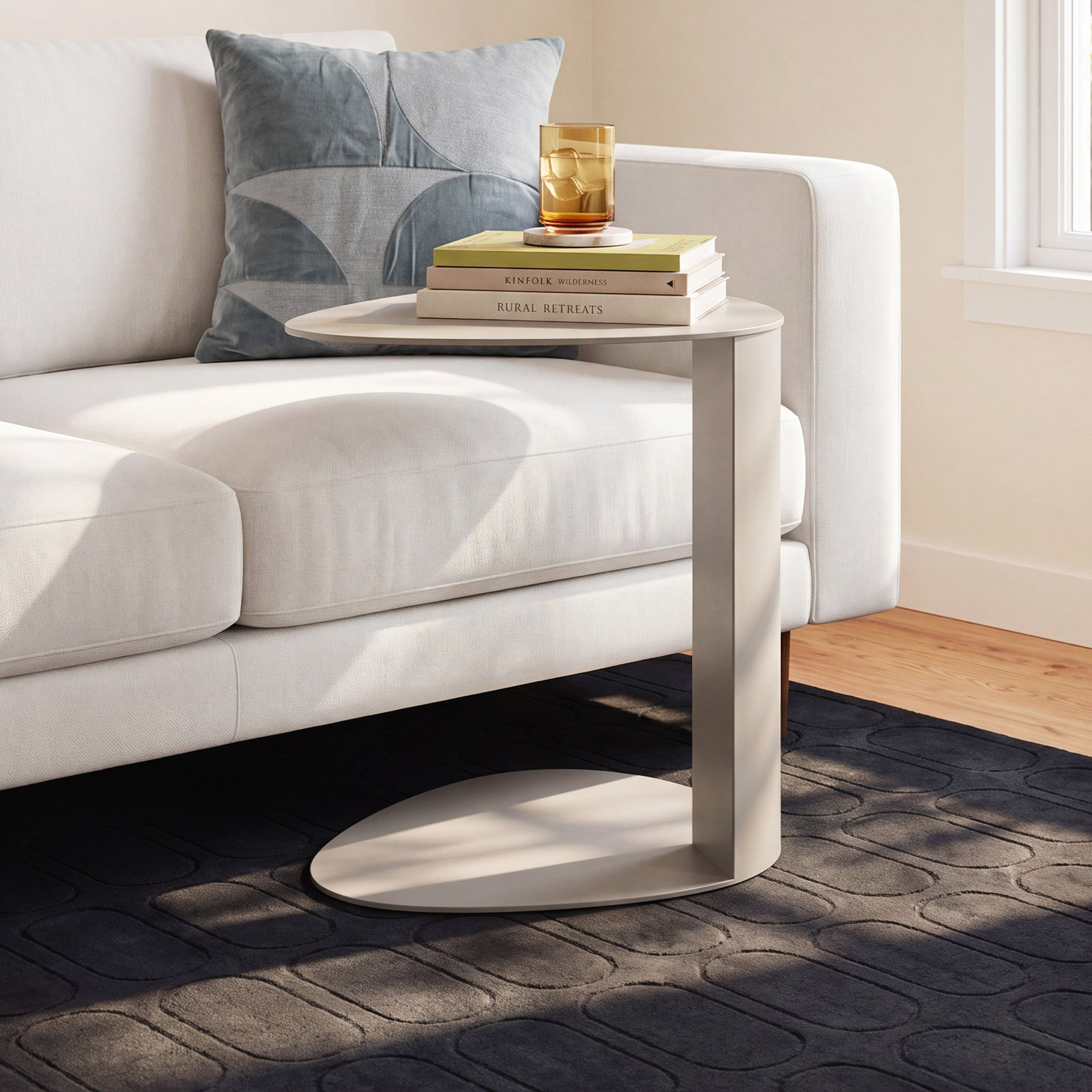 Bink End Table, Stone