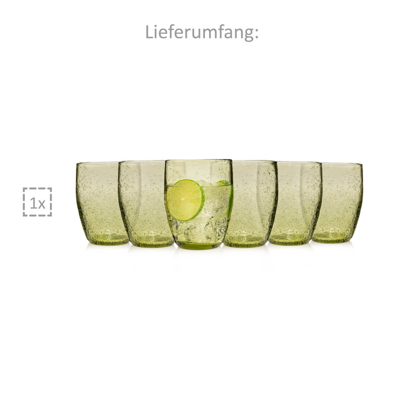 Trinkgläser-Set Samuel, Green
