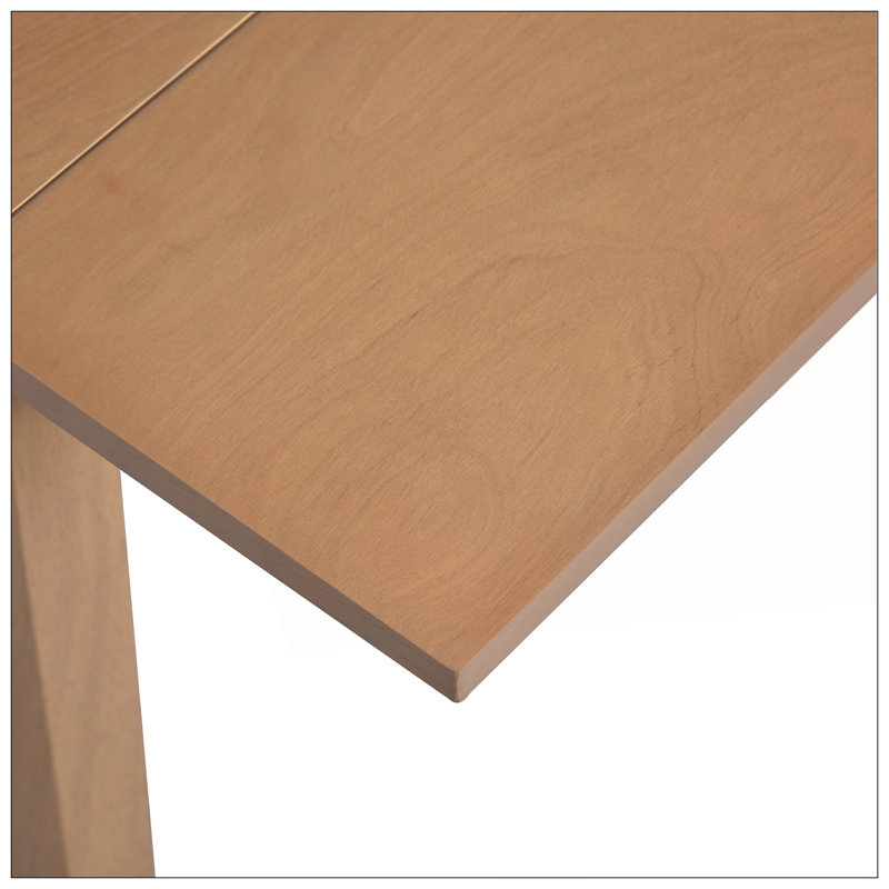 Ensemble de table de salle à manger pliable pour petit espace, ensemble de salle à manger extensible 5 pièces de style maison de campagne, ensemble de petite table de cuisine avec table à abattant et 4 chaises de salle à manger rembourrées, naturel