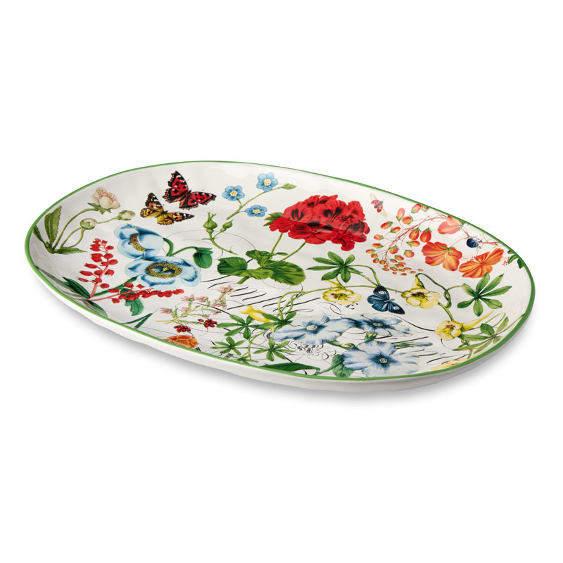 Greenhouse Oval Platter 16" x 12"