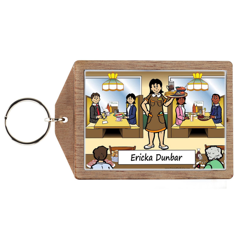 Porte-clés en bois personnalisé, Oui