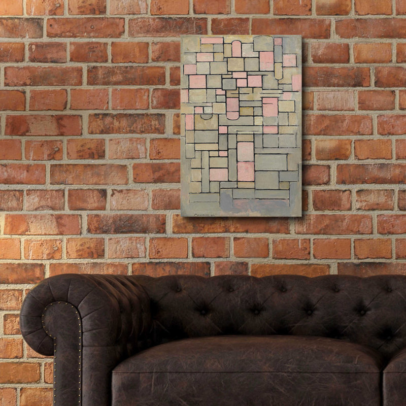 "Composition 8, 1914" par Piet Mondrian, H 24 po x l 16 po x P 0,2 po