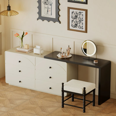 Coiffeuse crème