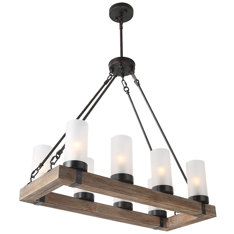 Lustre unique à 8 lumières Allmeria