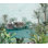 Mur de palmiers tropicaux tranquilles, cygne noir, cygne noir