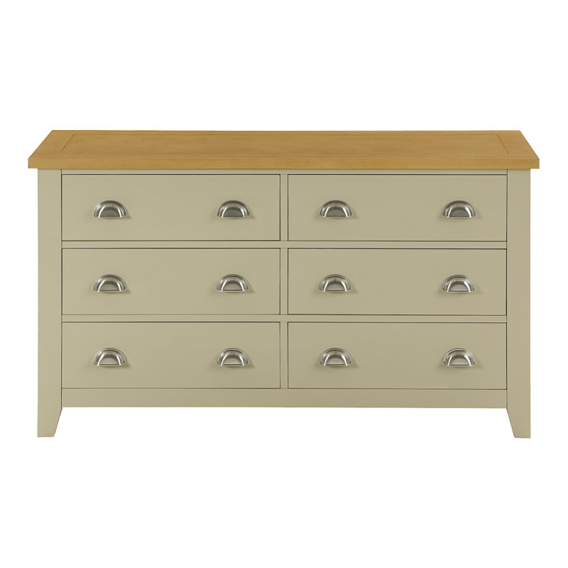 Port Mahon 130cm W 6 - Drawer Chest of Drawers
