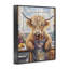 Giclée encadrée Kitchen Kitchen Chef Cow, design par Nina Blue-774651627-774651629