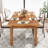 Casellas Solid Wood Base Dining Table