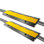 Pyle Cable Protector Cover Ramps - Cord/Wire Safety Concealment Floor Tracks With Flip-Open Access Lid, Rugged & Waterproof, Indoor/Outdoor Use (3-Channel Grooves)