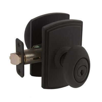 Callan by Delaney Italian Series Canova Entry Door Knob in Matte Black